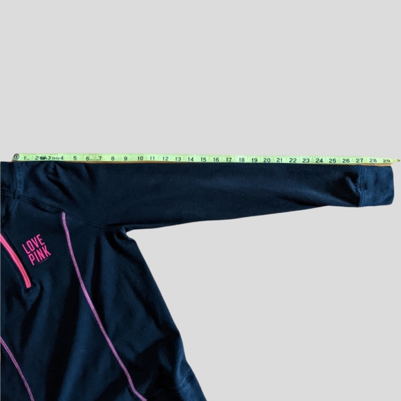 Victoria's Secret PINK Black Pullover Small - Picture 6 of 7